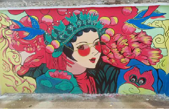 兴国墙体彩绘-网红墙