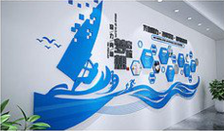 兴国海浪主题文化墙如何设计？