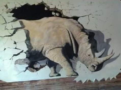 兴国在墙绘中，如何绘制3D效果？