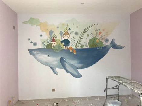 兴国手绘墙的特点及优势。